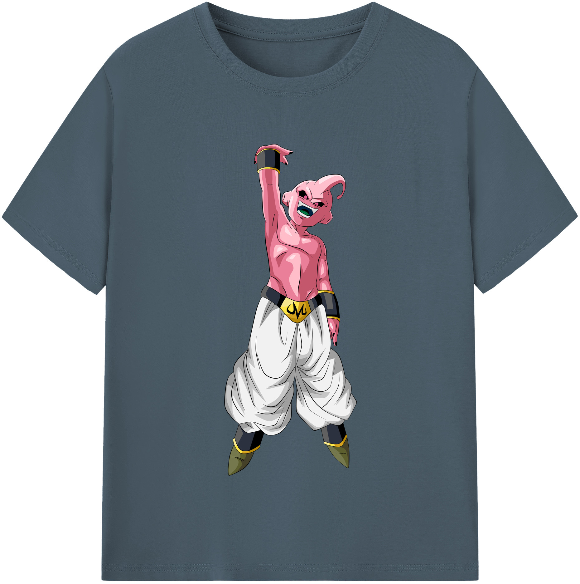 （画像用） ドラゴンボール 魔人ブウ DRAGON BALL Majin Buu 綿100％半袖Tシャツ（フロントプリント）